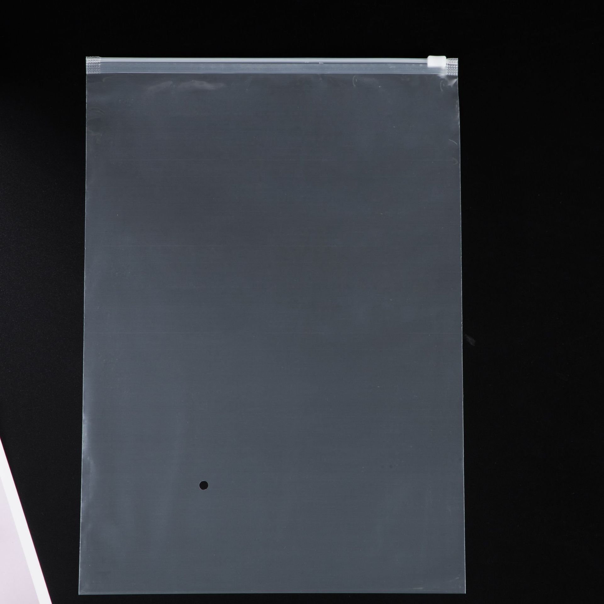 En stock al por mayor ropa cremallera bolsa calcetines PE plástico transparente Ziplock bolsa engrosada Eva esmerilado ropa bolsa de embalaje