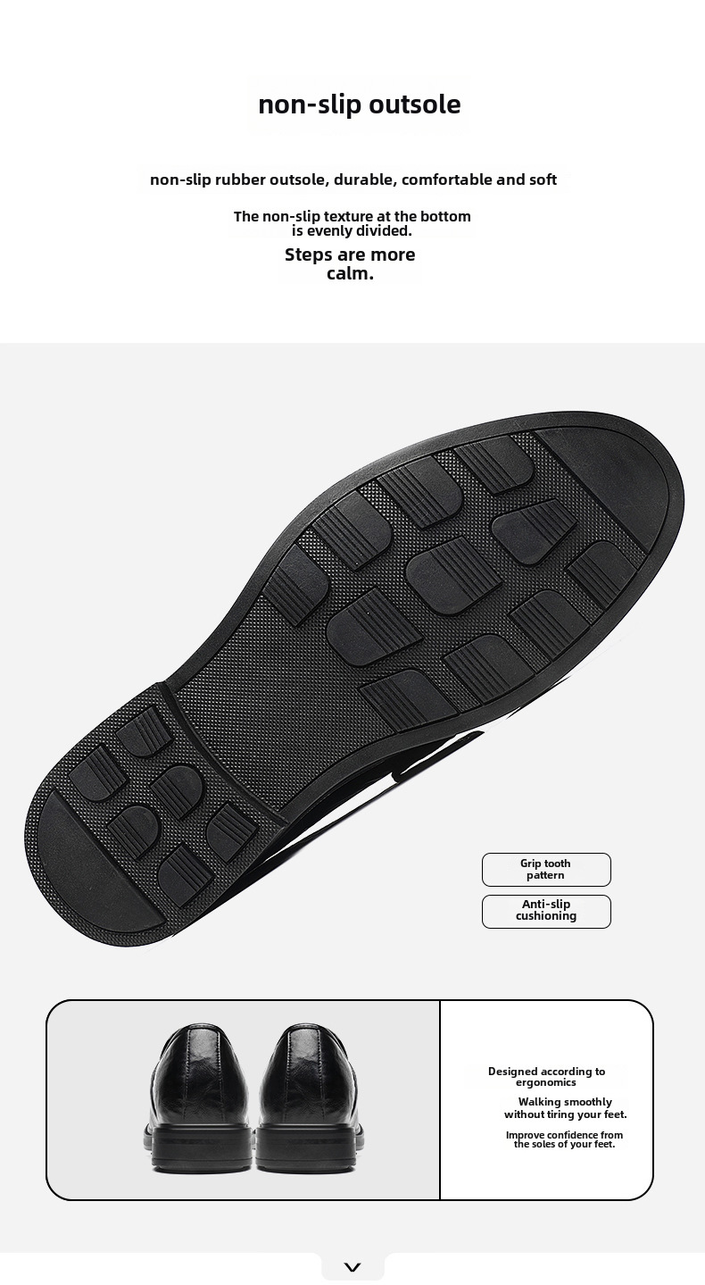 Men's Leather Loafers Business Casual Slip-on Shoes For Men_voghion.com