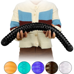 56cm extra-long dual-headed threaded realistic male sex toy, large and thick anal whip, suitable for both men and women