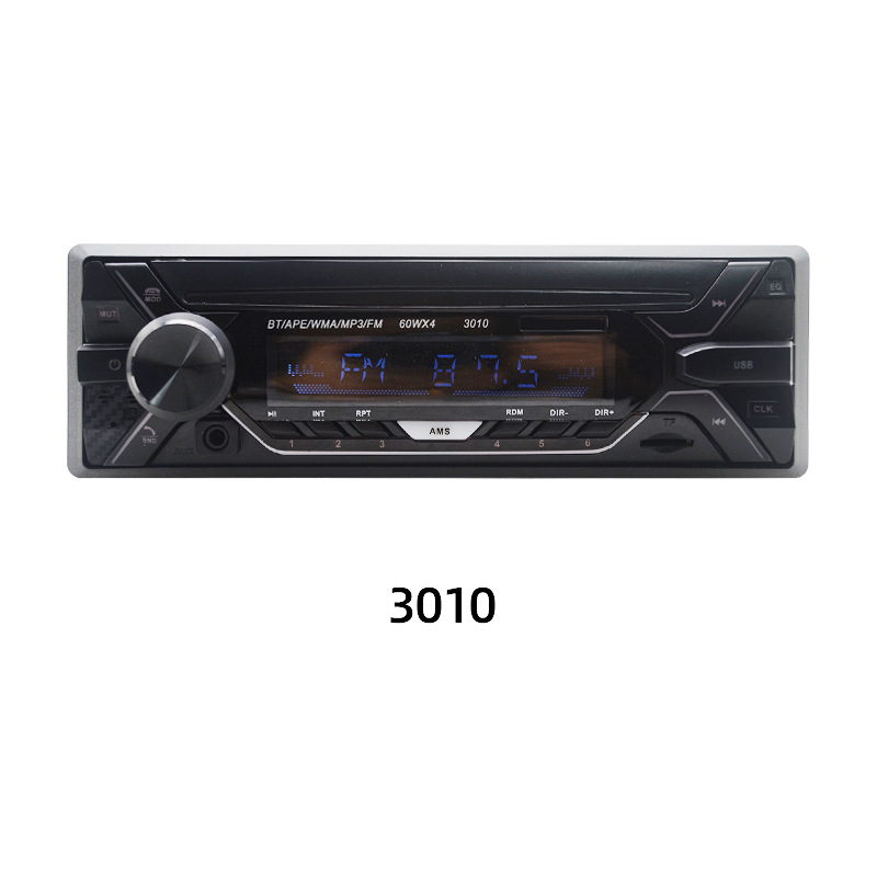 Reproductor de control de voz MP3 Bluetooth manos libres enchufable tarjeta TF doble radio de música sin pérdida U