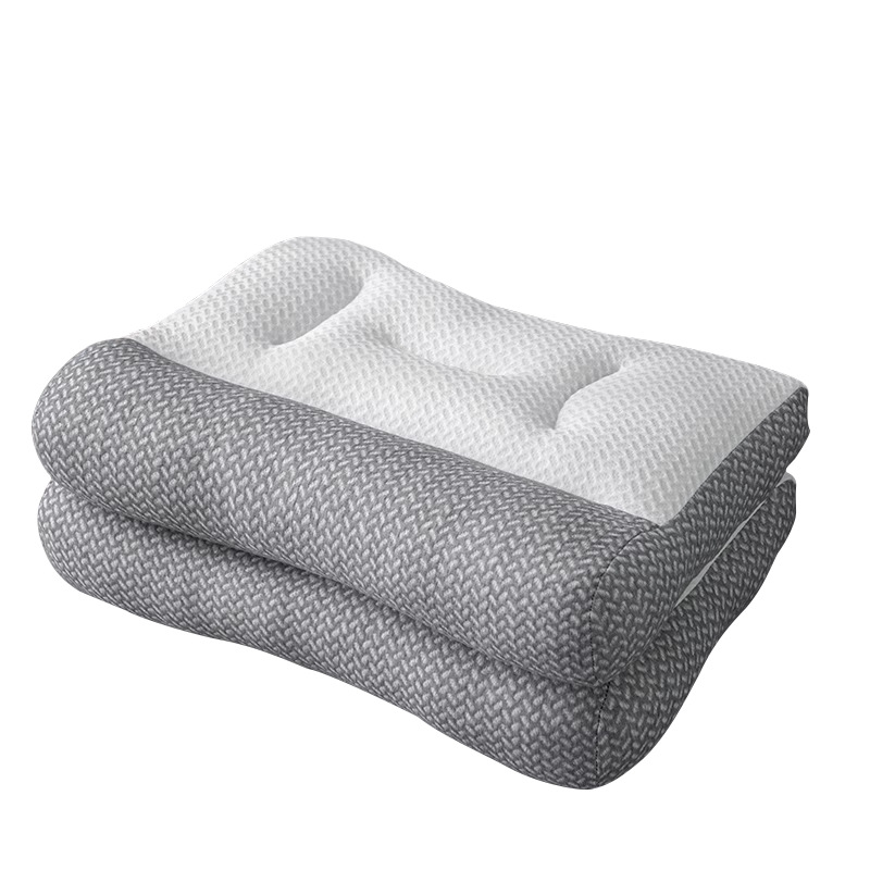 Almohada Núcleo de almohada especial para columna cervical Ayuda a dormir Almohada para el cuello Soporte de tracción Dormir lateral Corrección del arco inverso Reparación de la columna vertebral