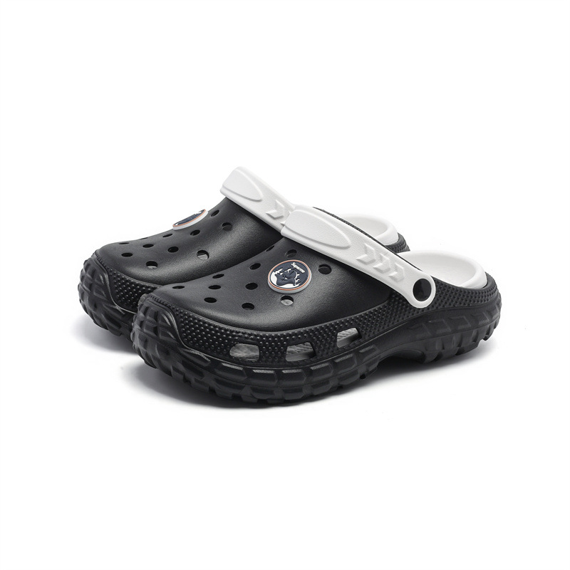 2025 nuevo estilo de suela gruesa moda juvenil transpirable playa con agujeros zapatos casuales de eva para hombre comercio exterior al por mayor transfronterizo