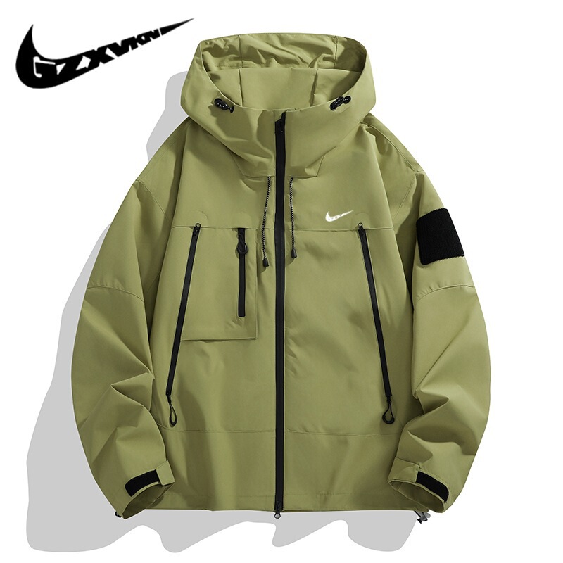 Men's Clothing 2025 Spring and Autumn Couple's Windbreaker Jacket Men's Popular Workwear New Functional Style Outdoor Waterproof Jacket Women