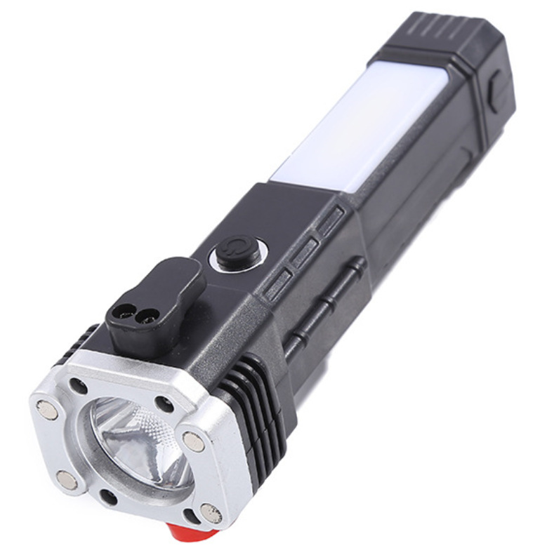 Popular plastic safety hammer flashlight