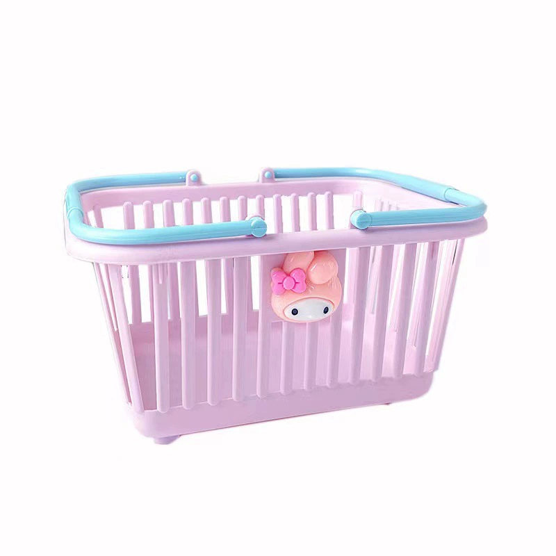 Sanrio, cute table handheld storage basket