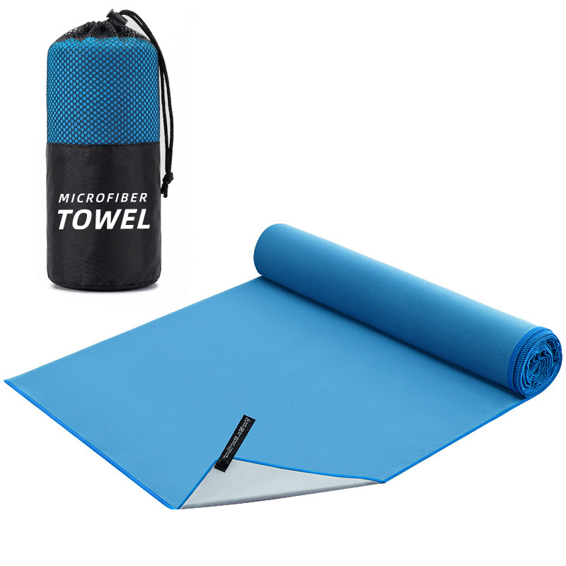 Absorción transfronteriza portátil toalla de secado rápido natación microfibra logo personalizado toalla deportiva succión de sudor gimnasio