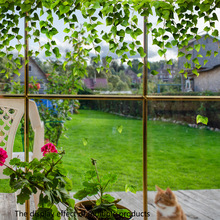 DJ3082-YL新款创意绿叶绿植橱窗贴儿童房家居装饰玻璃窗贴