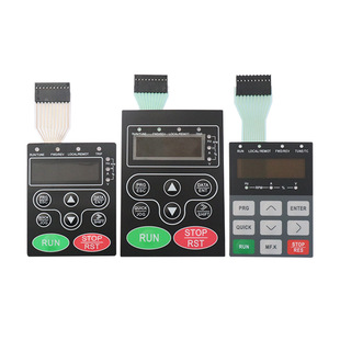 Speed Regulator Button Surface Sticker Pet Digital Display Film Inverter Button Membrane Switch