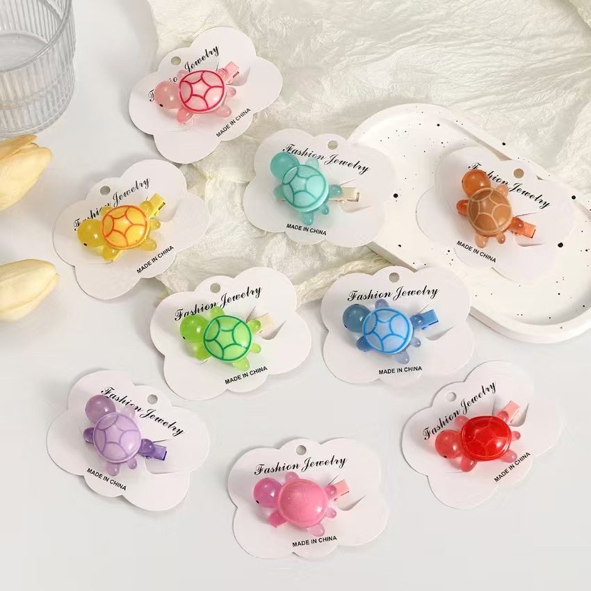 꼬마거북 머리핀 [혼합머리]