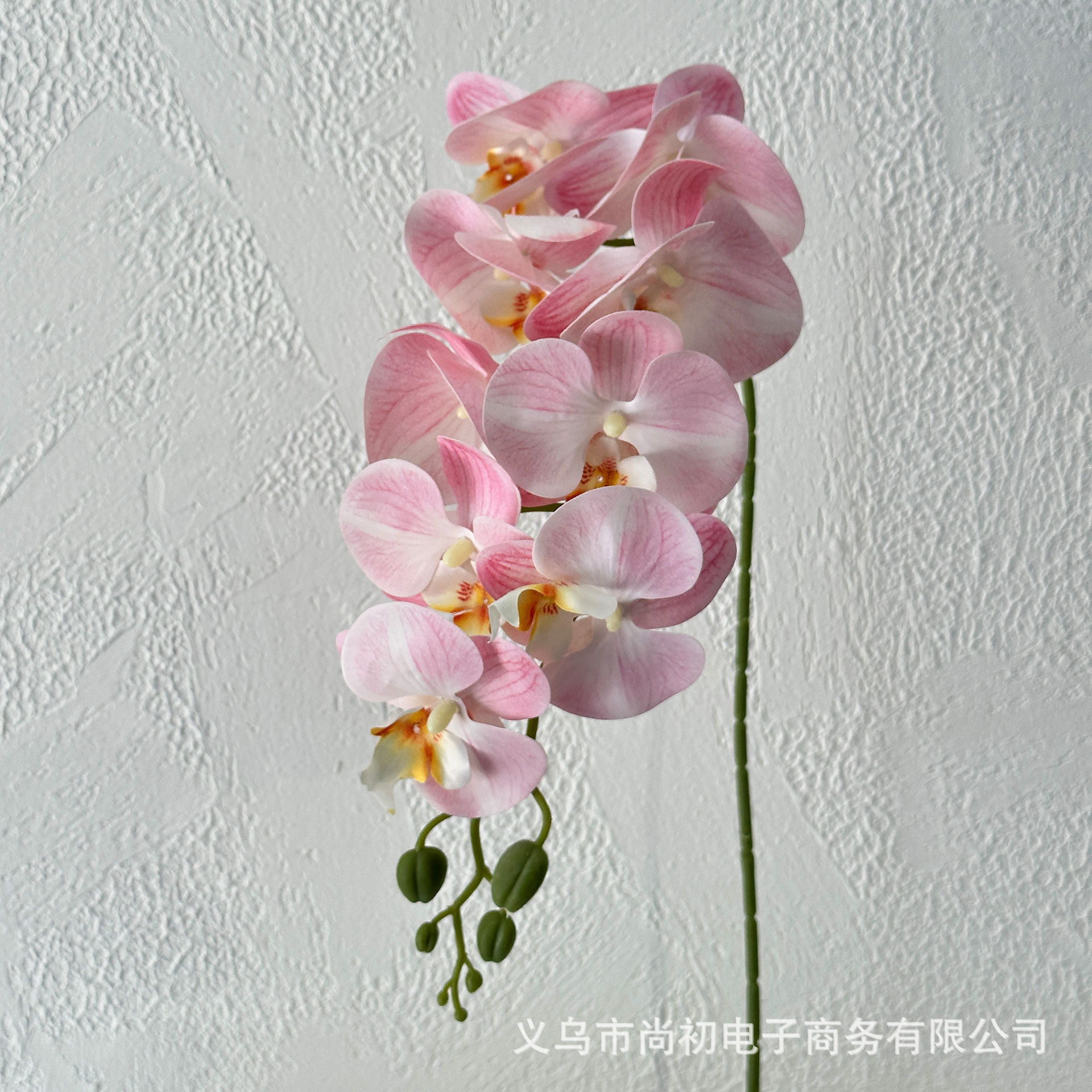 Jardín verano película adhesiva 3D sensación de mano simulación orquídea mariposa accesorios de fotografía en el hogar de 95 cm de altura multicolor opcional vestido para el hogar