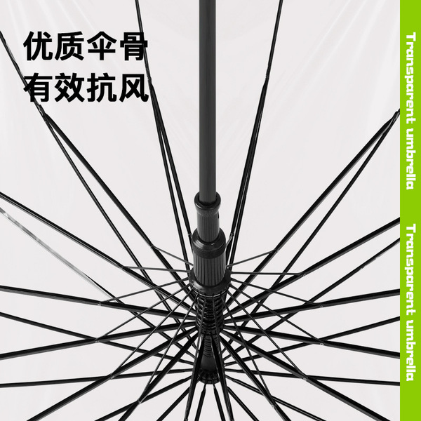 Automatic solid color fresh umbrella