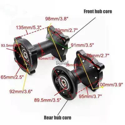 Rim Hub Core L Aluminum Wheel: Hub