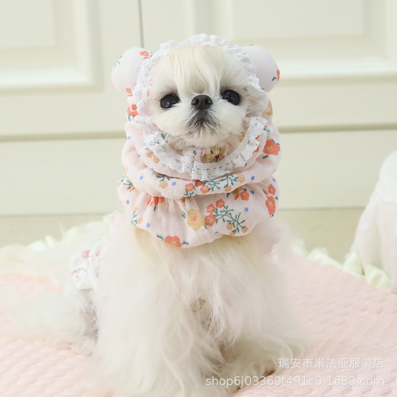 Аксессуар для животных Mafa Pet кружевной ободок с ушками медведя