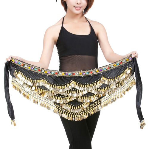 328 coins belly dance waist chain belly dance belt waist chain handmade sequin waist ornament Egyptian style oriental dance waist chain