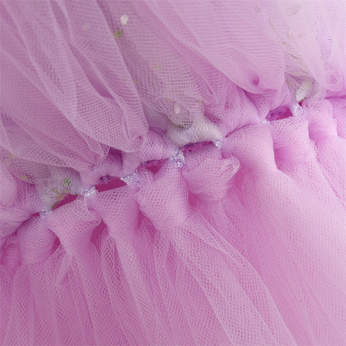 Children's performance costume for girls, princess dress with flashing lights and glowing butterfly wings, handmade tutu dress for June 1st performance.