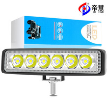 汽车LED工作灯 一字形 6LED 18W 日行灯 辅助灯 越野车改装灯