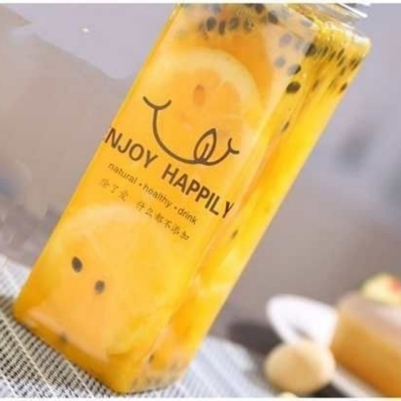 ネットレッドミルクティー缶楊枝甘露瓶/縦高方/低方/扁角瓶プラスチックカップ使い捨て飲料瓶熱|undefined