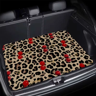 Avtomobil döşəmə paspasları – car trunk mat, American-style - 421ans-23-75100cmcrystal-velvet-with-dotted-plastic-backing