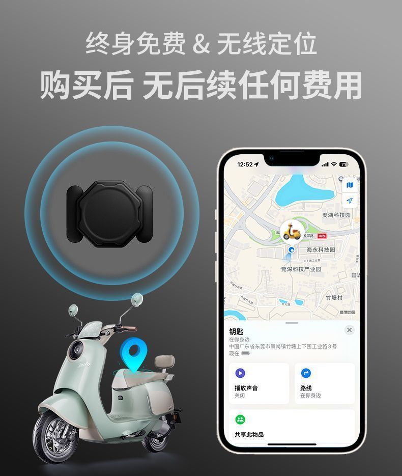 AirTag Echtlederhülle - Bestseller für den Export, Auto-, Fahrrad-, Geldbörsen- und Haustierverfolgung mit GPS-Ortung