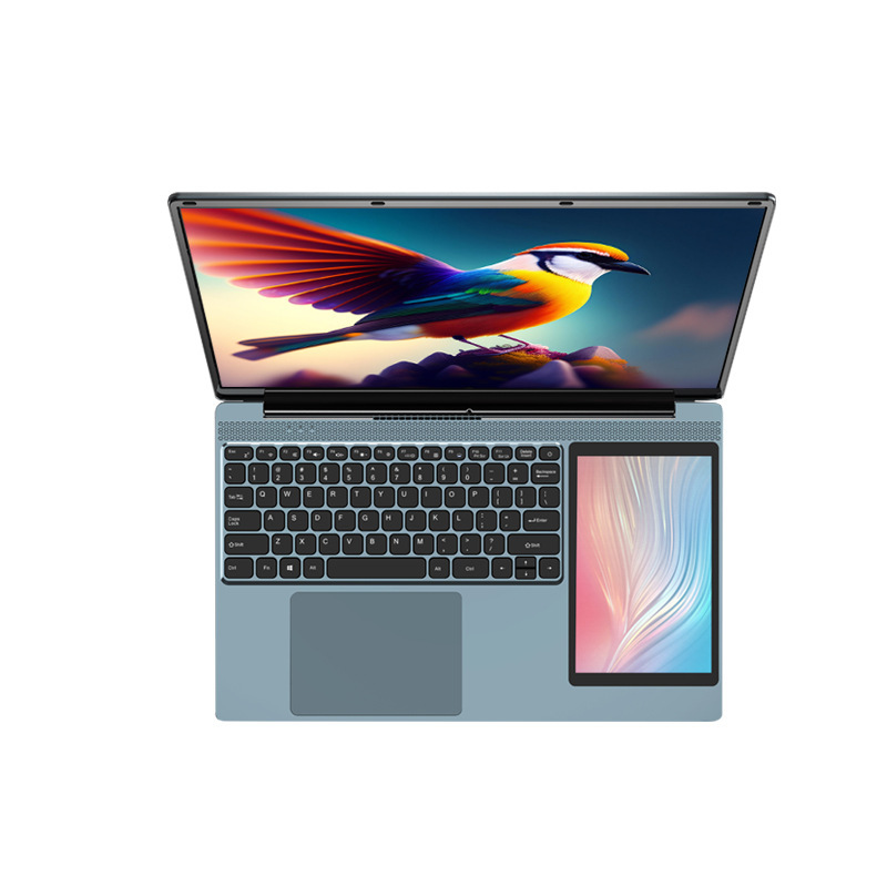 New Product 15.6inch Dual-Screen Laptop Touch Screen Business Office Home High-Definition Gaming Portable Core