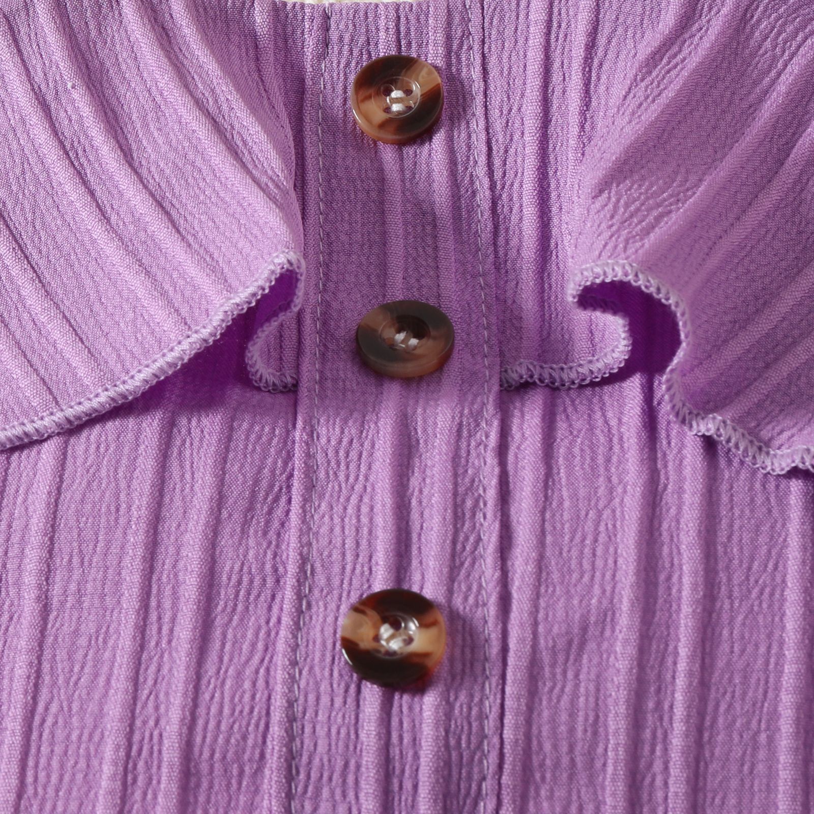 Süß Einfarbig Bogenknoten Baumwolle Mädchen Kleider display picture 7