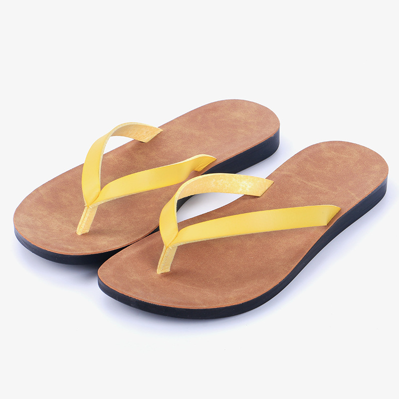 Chanclas transfronterizas verano Mujer nueva moda playa plana zapatos casual ropa exterior flip-flops fábrica al por mayor