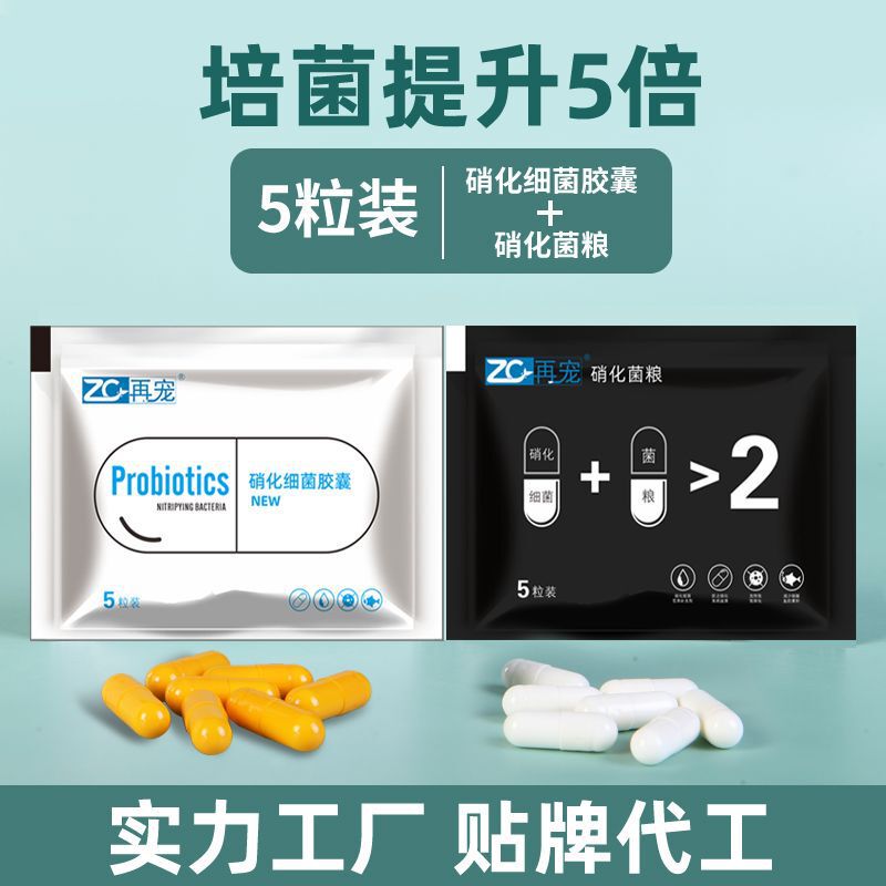 Re-pet nitrifying bacteria capsules bacteria grain capsules em bacteria water purification agent water quality stabilizer bulk nitrifying bacteria capsules