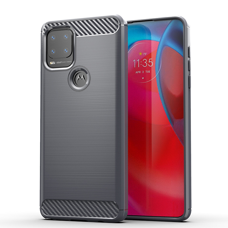 Moto G Stylus5G cep telefonu kılıfı için uygundur Edge20Fusion/20Lite koruyucu kapak fırçalanmış yumuşak silikon - 8