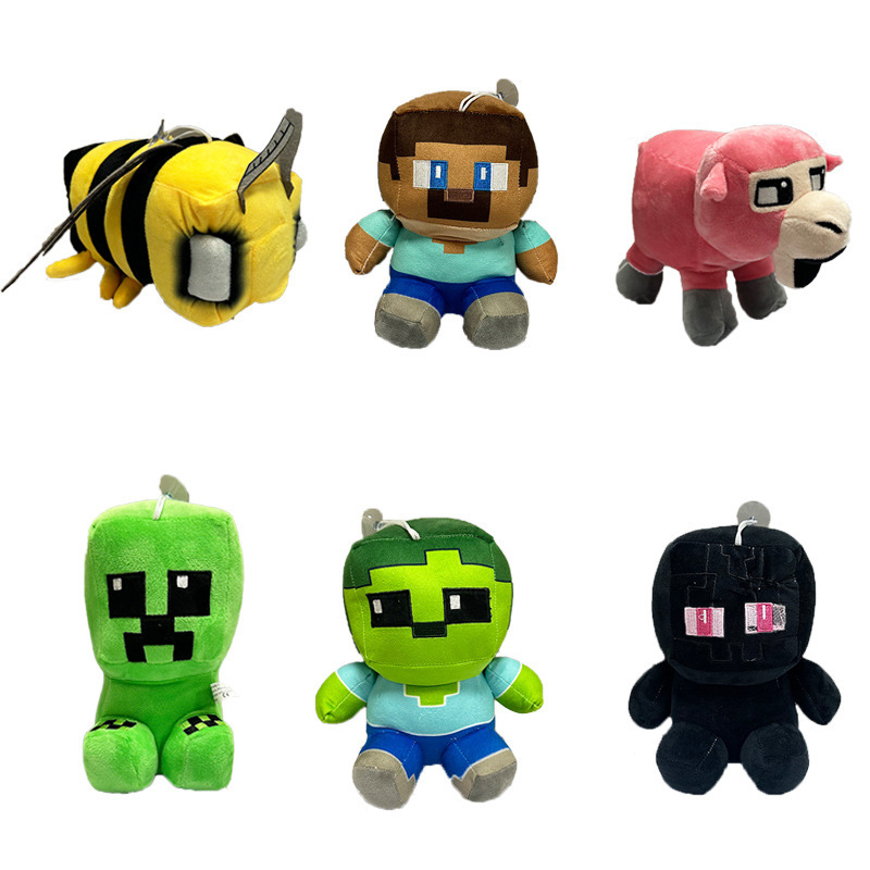Cross-border explosions my world plush toys at the end of the shadow dragon coolie afraid doll Steve gifts wholesale