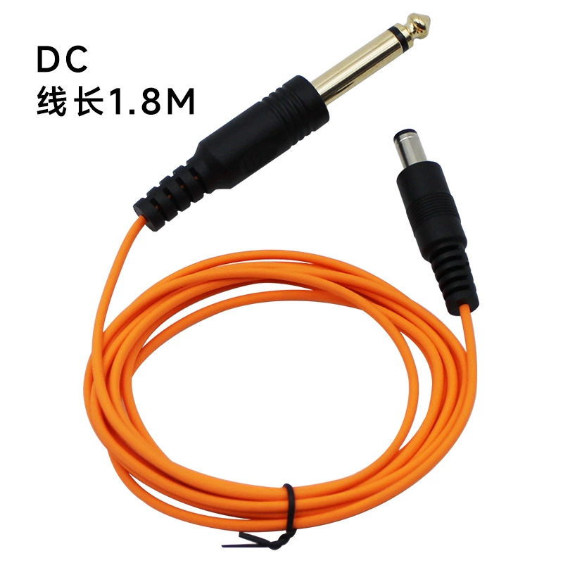 DC, тату, подлинный силиконовый силовой кабель, 2m, 1.8m