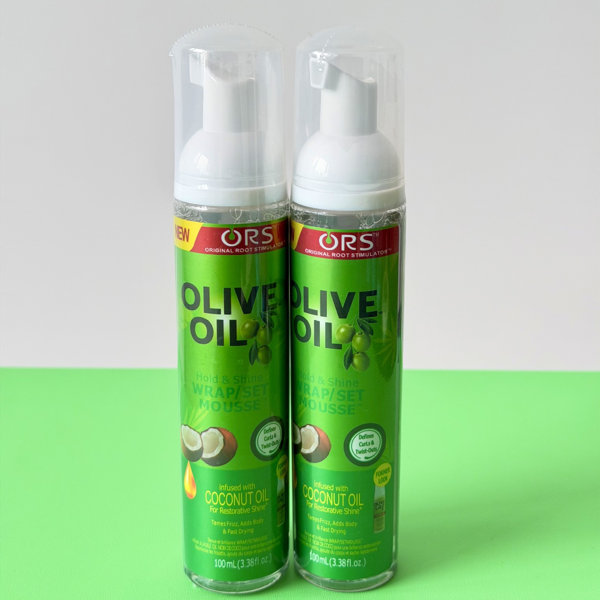 Cross-Border Styling Mousse Olive Oil Ors Shaping Spray Wig Volumizing Dry Gel Foam Mousse
