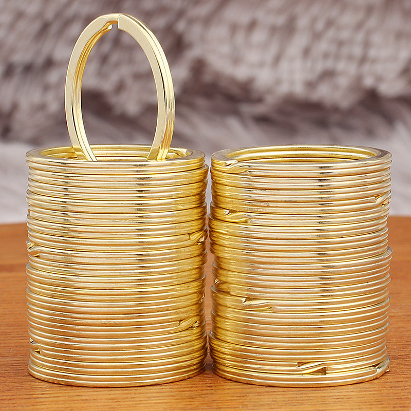 3.0 metal key ring round pendant key connector jewelry versatile accessories hanging ring metal buckle accessories
