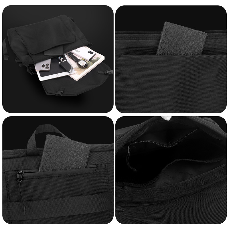 WEPOWER nueva bolsa de mensajero para hombre de alta gama marca de moda bolso de hombro portátil multifuncional