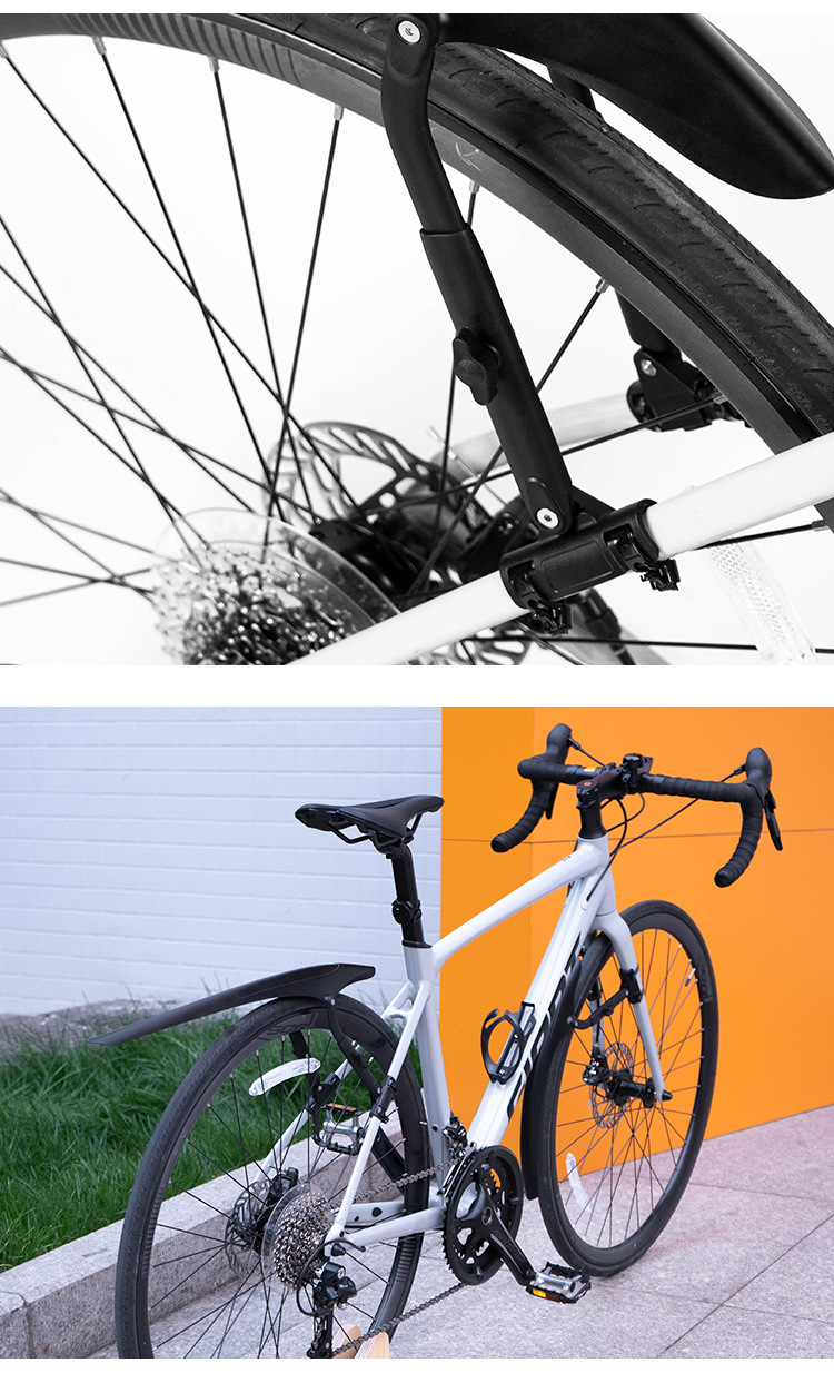 Bicycle Fenders, Mountain Bikes, Road Bikes, Adjustable Rear Wheel Mudguards, Cycling Rain Protection Boards, Exclusively for Cross-Border Sales