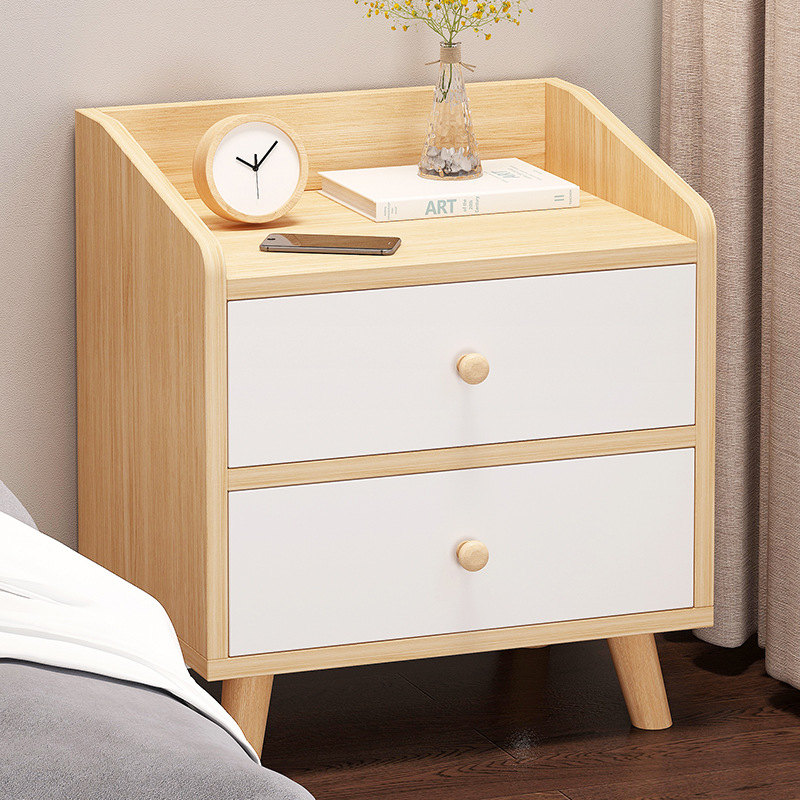 Bedside table for bedroom, modern minimalist storage cabinet&mdash;trendy Instagram-style, simple design, compact home-use storage unit by the bed