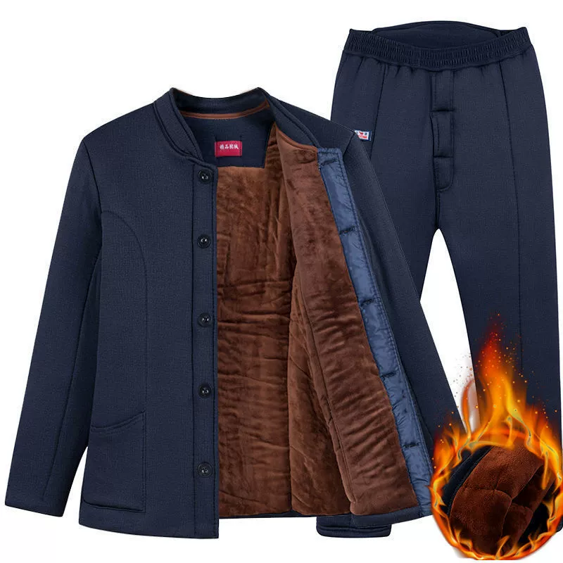 Зимой для пожилых людей верблюжья шерстяная хлопчатобумажная куртка хлопчатобумажная куртка