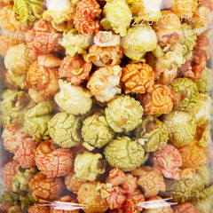 吉利火星爆米花桶裝240g抱抱桶焦糖球形爆米花玉米花桶裝零食