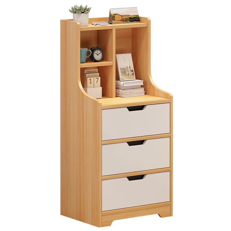 Tabernita de cabecera simple y moderna dormitorio pequeño estante de cabecera de cama de piso pequeño armario de almacenamiento casero armario de almacenamiento