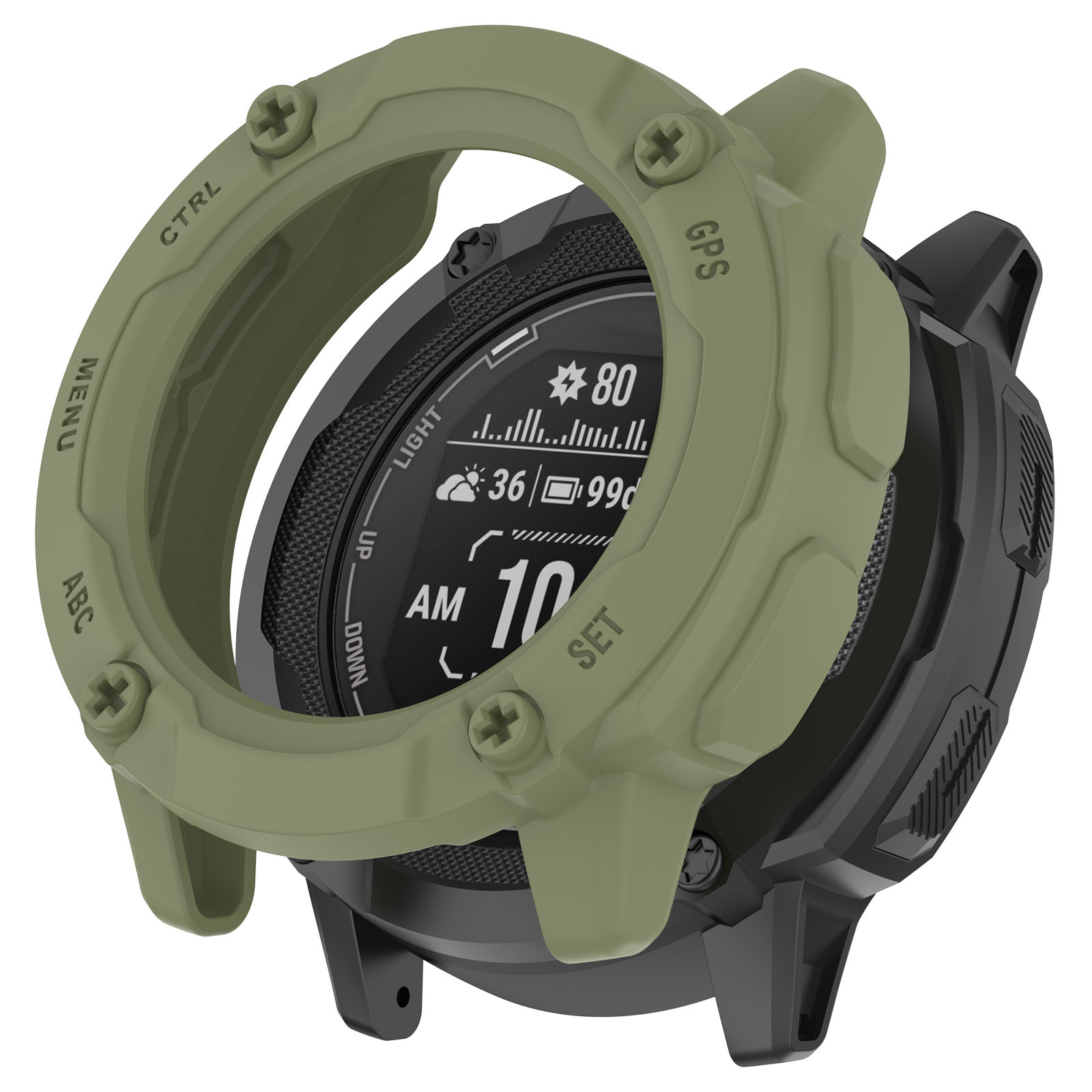 Suitable for Garmin instinct 2X protective case. Garmin Instinct 2X skeletonized armor watch case undefined