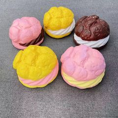 New Squishy Foam Cream Cake Simulation Bread Multi-Color Healing Stress-Relief Toy