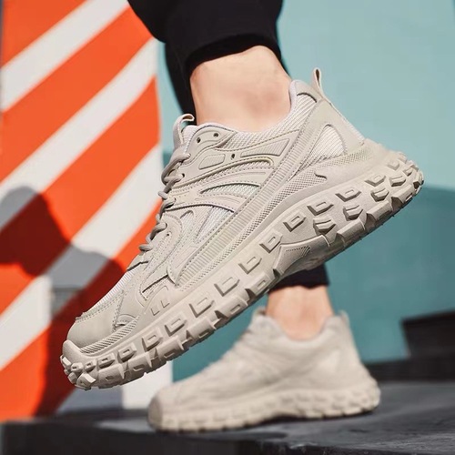 Dad's shoes 2024 spring mesh breathable and wear-resistant casual shoes non-slip tire sole sports running shoes cross-border men's shoes