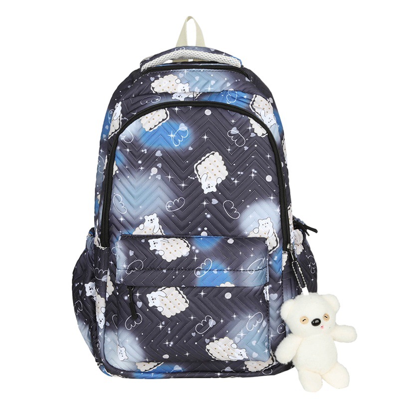 Nuevo fresco simple mochila estilo coreano versátil moda gran capacidad estudiante mochila ligero viaje mochila