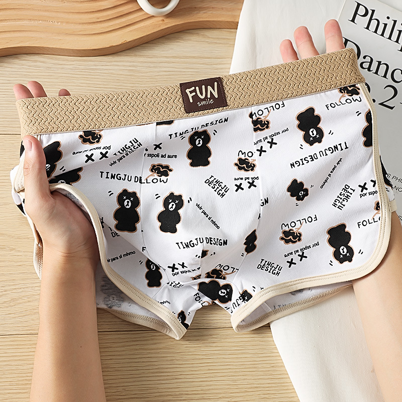 Pantalones íntimas de hombre, algodón, pantalones cortos de hombre, pantalones de algodón, pantalones íntimos de hombre