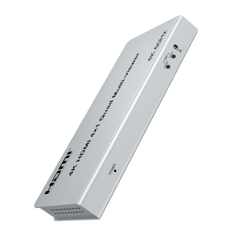 跨境出口 HDMI 4X1四画面分割器 (4K@60Hz) 四画面分割器60hz