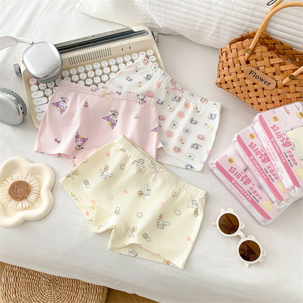 Tongbeijia 7A Antibacterial Bottom Crotch Super Elastic Cotton Mo Kidsren's Underwear Boys and Girls Boxer Briefs Do Not Pinch the Buttocks