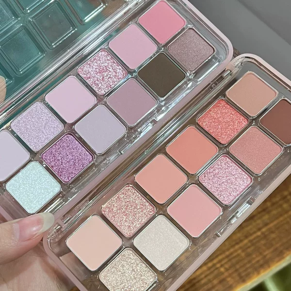 An Youjin's same makeup product, Pelle 12 eyeshadow palette, new 09 fruit and vegetable series limited edition dragon fruit pink eyeshadow palette