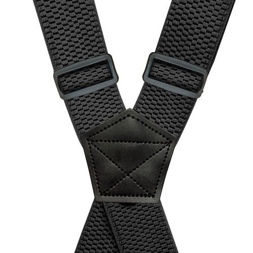 Doumeng cross-border supply unisex adult 4-clip elastic suspender clip 3.8cm corn pattern elastic suspenders