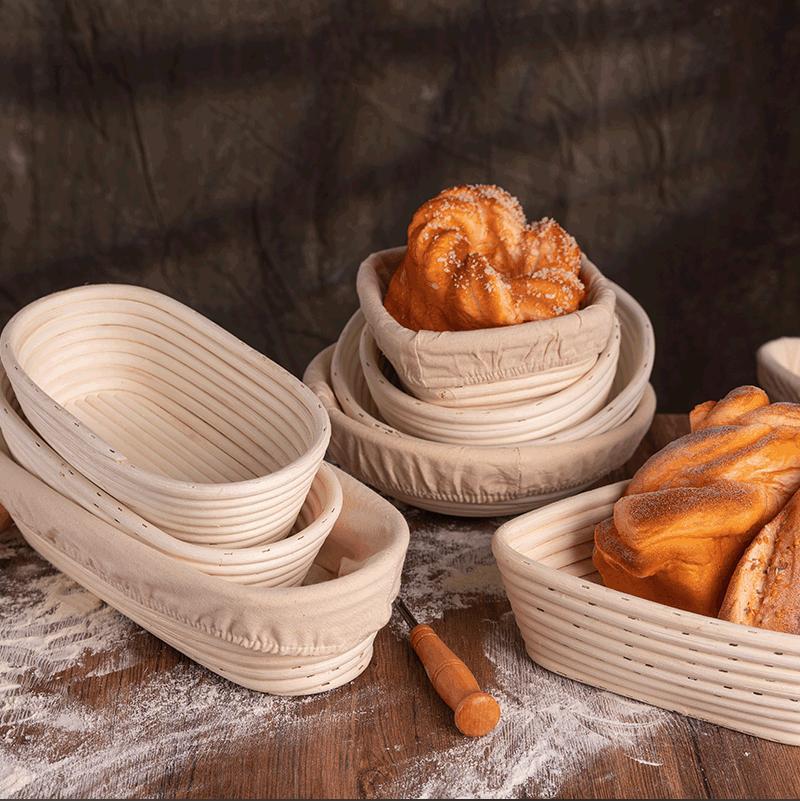 Amazon, productos explosivos, cestas fermentadas de Indonesia, utensilios para hornear, pan de campo, cestas fermentadas, cuencos de ratán, almacenamiento de ratán