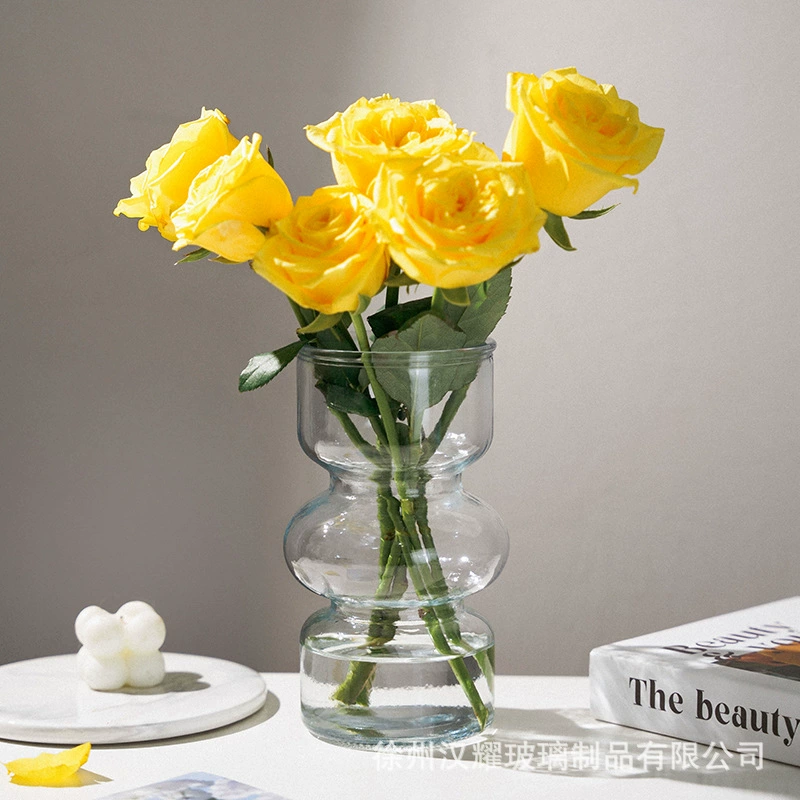 Nordic ins ветер тыква креативный стеклянный цветочный горшок ваза с водными цветами