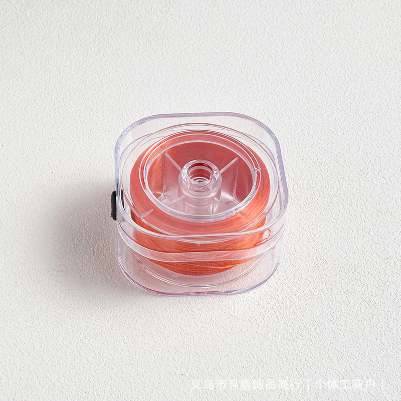 カラフルなフラットシルク弾性糸ビーズビーズ糸 diy ブレスレットロープ靱性タイトな弾性耐摩耗性ブレスレット弾性糸|undefined